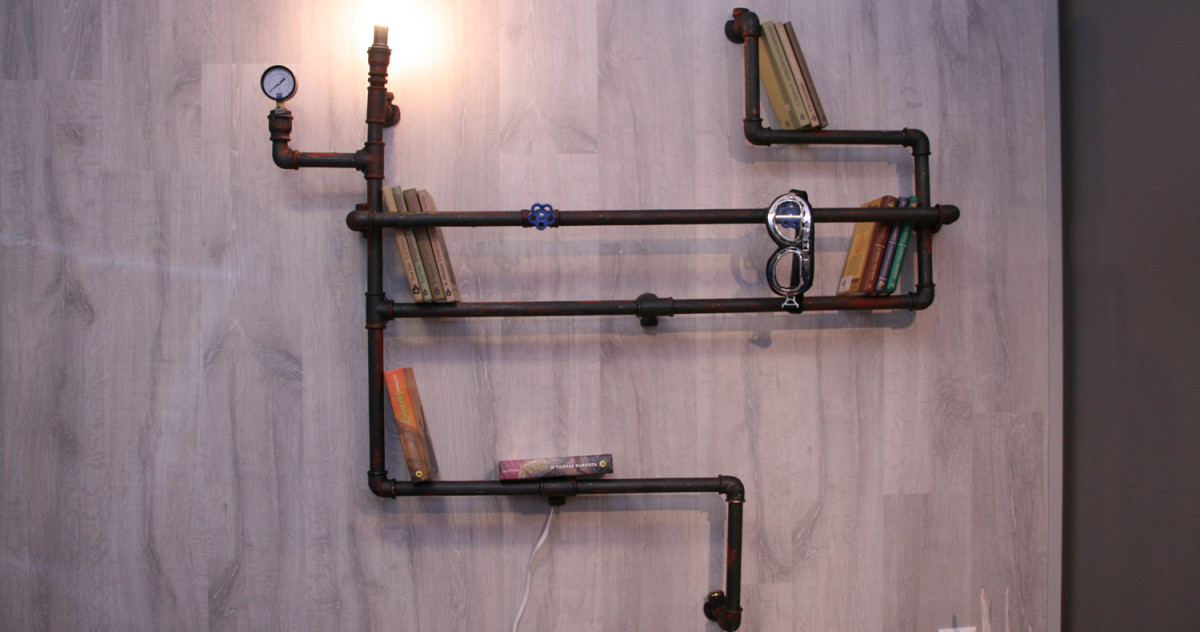 15 способов использования труб в декоре интерьера: от лофта до стимпанка