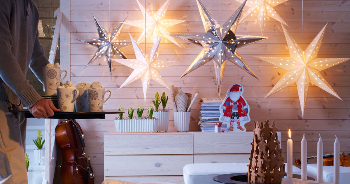 Новогодний декор: как создать ощущение праздника в маленькой квартире без ёлки
