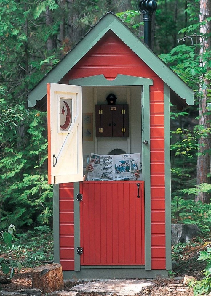 Дачный туалет своими руками: 25 стильных кабинок, которые не испортят дачный пейзаж — Roomble.com